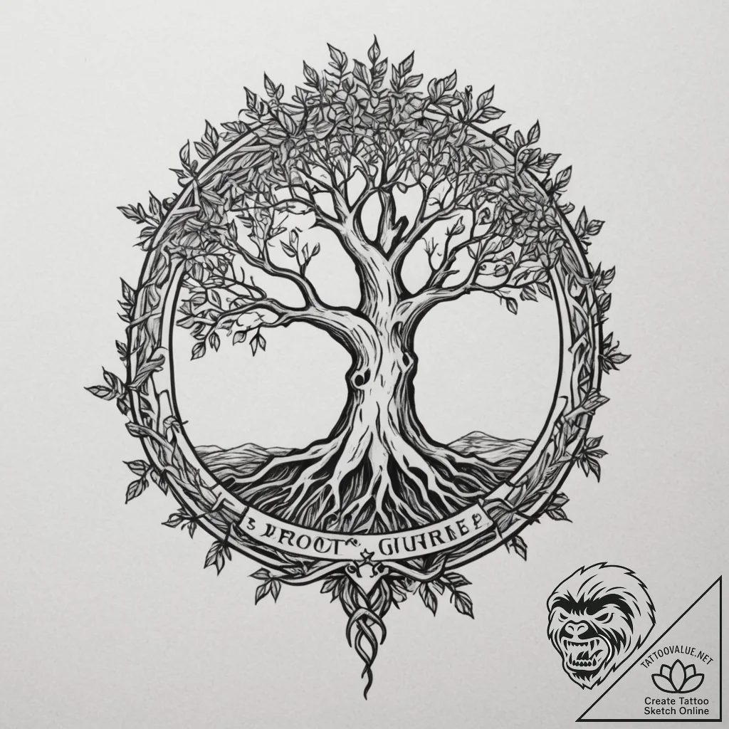 р“сђсѓрїрїр° 2: р”рµсђрµрісњсџ, рљрѕсђрѕрё рё... - tattoo sketch (№1755009535_0, 12.08.2025 14:38) — tattoovalue.net
