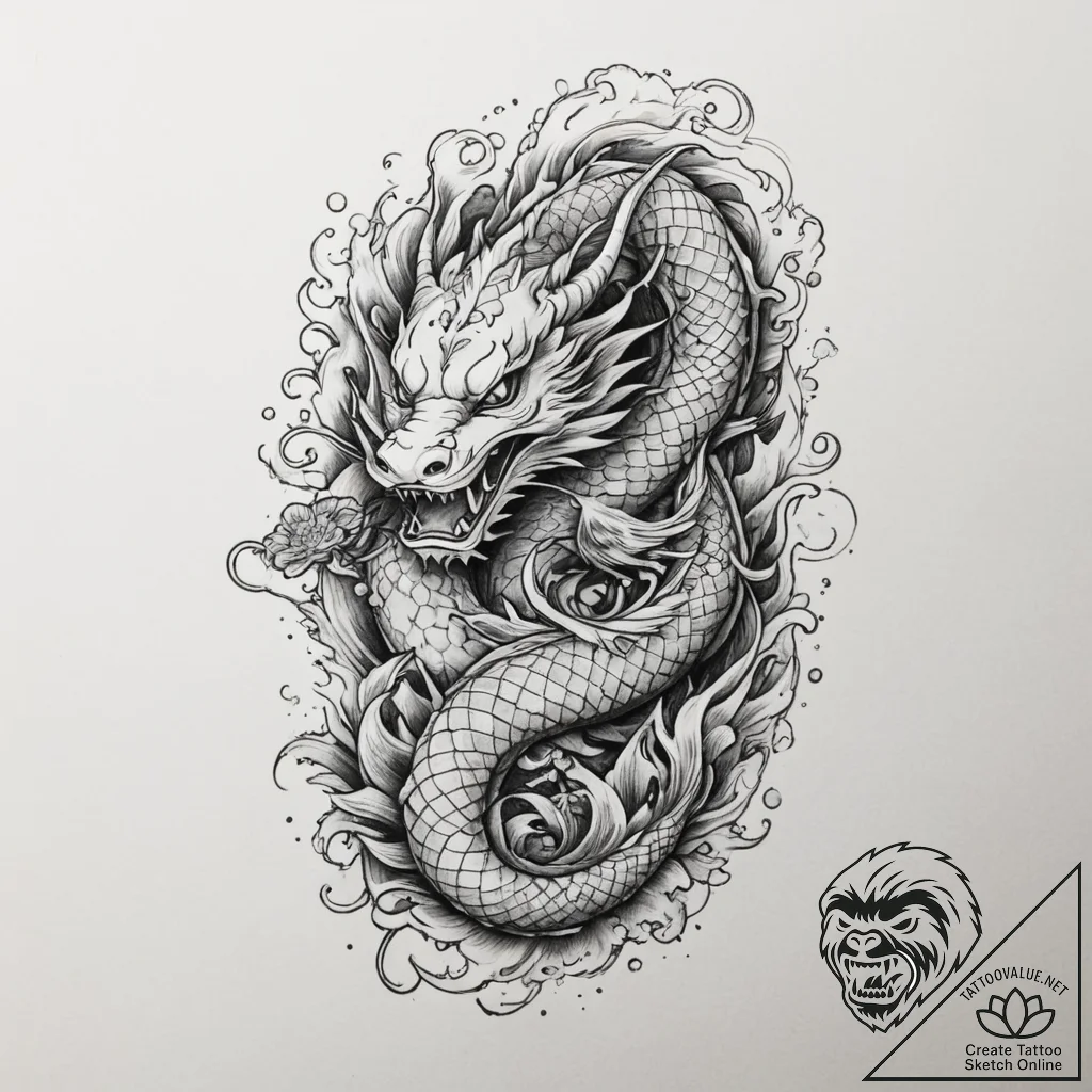 Music player, artistic tattoo sketch, detaile... - tattoo sketch (№1755013160_0, 12.08.2025 15:39) — tattoovalue.net
