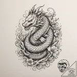 Tattoo design an ancient greek ‘meander’ patt… – tattoo sketch (№1755017126_0, 12.08.2025 16:45) — tattoovalue.net