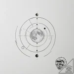 Tattoo design a minimalist moon phase sequenc… – tattoo sketch (№1755019305_0, 12.08.2025 17:21) — tattoovalue.net