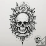 Tattoo design an abstract interpretation of “… – tattoo sketch (№1755020500_0, 12.08.2025 17:41) — tattoovalue.net