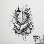 Tattoo design an abstract representation of “… – tattoo sketch (№1755023701_0, 12.08.2025 18:35) — tattoovalue.net