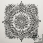 A blackwork sleeve concept featuring various… – tattoo sketch (№1755025884_0, 12.08.2025 19:11) — tattoovalue.net