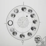 Tattoo sketch a moon phase where each phase i… – tattoo sketch (№1755026884_0, 12.08.2025 19:28) — tattoovalue.net