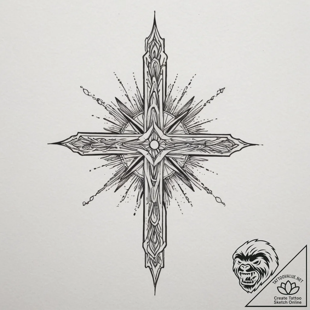 Tattoo sketch a watercolor blend of colors re... - tattoo sketch (№1755033751_0, 12.08.2025 21:22) — tattoovalue.net