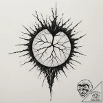 Tattoo sketch cracked earth or concrete, with… – tattoo sketch (№1755035979_0, 12.08.2025 21:59) — tattoovalue.net