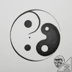 Yin-yang – tattoo sketch (№1755036787_0, 12.08.2025 22:13) — tattoovalue.net