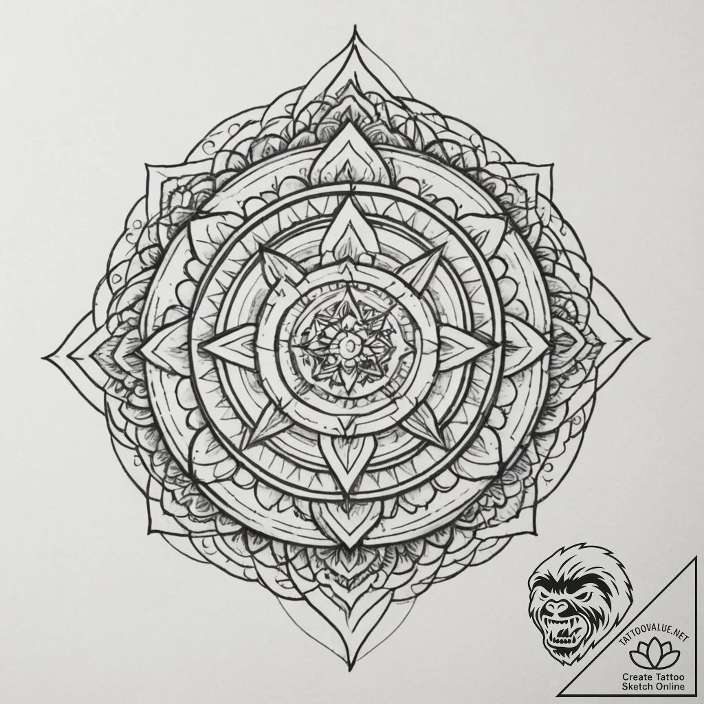 Tattoo design a heavy chain, rusty and worn,... - tattoo sketch (№1755040197_0, 12.08.2025 23:09) — tattoovalue.net