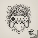 Tattoo design a game controller integrated wi… – tattoo sketch (№1755042010_0, 12.08.2025 23:40) — tattoovalue.net