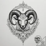 Tattoo design an abstract representation of t… – tattoo sketch (№1755043227_0, 13.08.2025 00:00) — tattoovalue.net