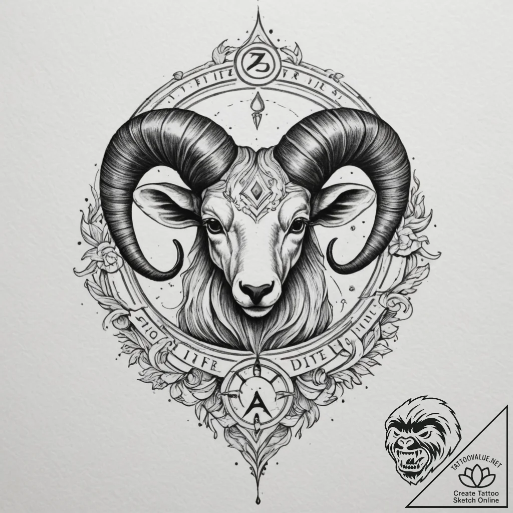 Tattoo design an abstract representation of t... - tattoo sketch (№1755043227_0, 13.08.2025 00:00) — tattoovalue.net