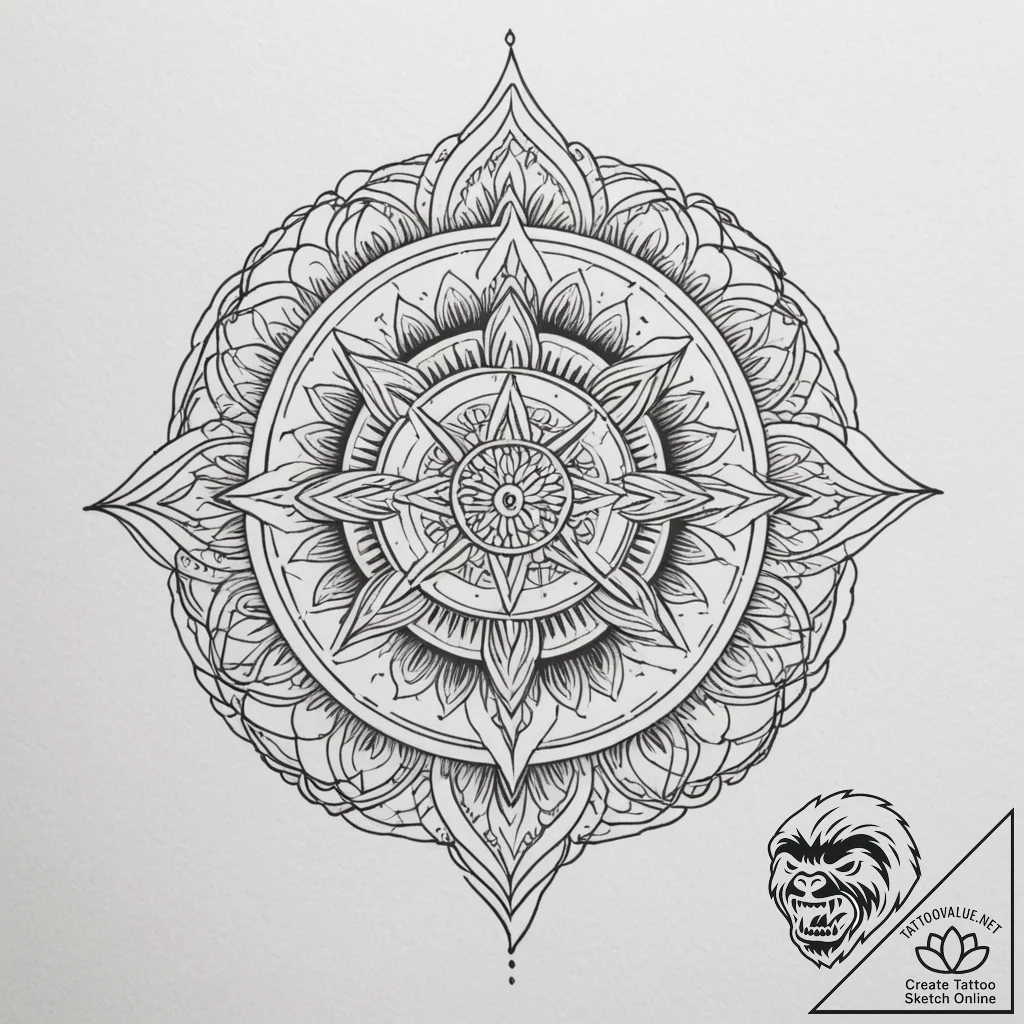 Tattoo sketch a forearm with flowing lines re... - tattoo sketch (№1755045634_0, 13.08.2025 00:40) — tattoovalue.net