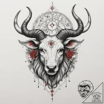 Tattoo sketch a zodiac animal in sketch style… – tattoo sketch (№1755050262_0, 13.08.2025 01:57) — tattoovalue.net