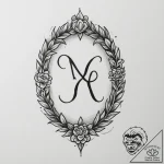 Tattoo sketch a stylized memorial stone with… – tattoo sketch (№1755051270_0, 13.08.2025 02:14) — tattoovalue.net