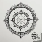 Tattoo sketch a single zodiac symbol outlined… – tattoo sketch (№1755066175_0, 13.08.2025 06:22) — tattoovalue.net
