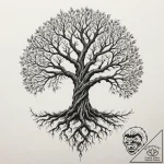 126. tattoo sketch: the rune “rod,” depicted… – tattoo sketch (№1755066375_0, 13.08.2025 06:26) — tattoovalue.net