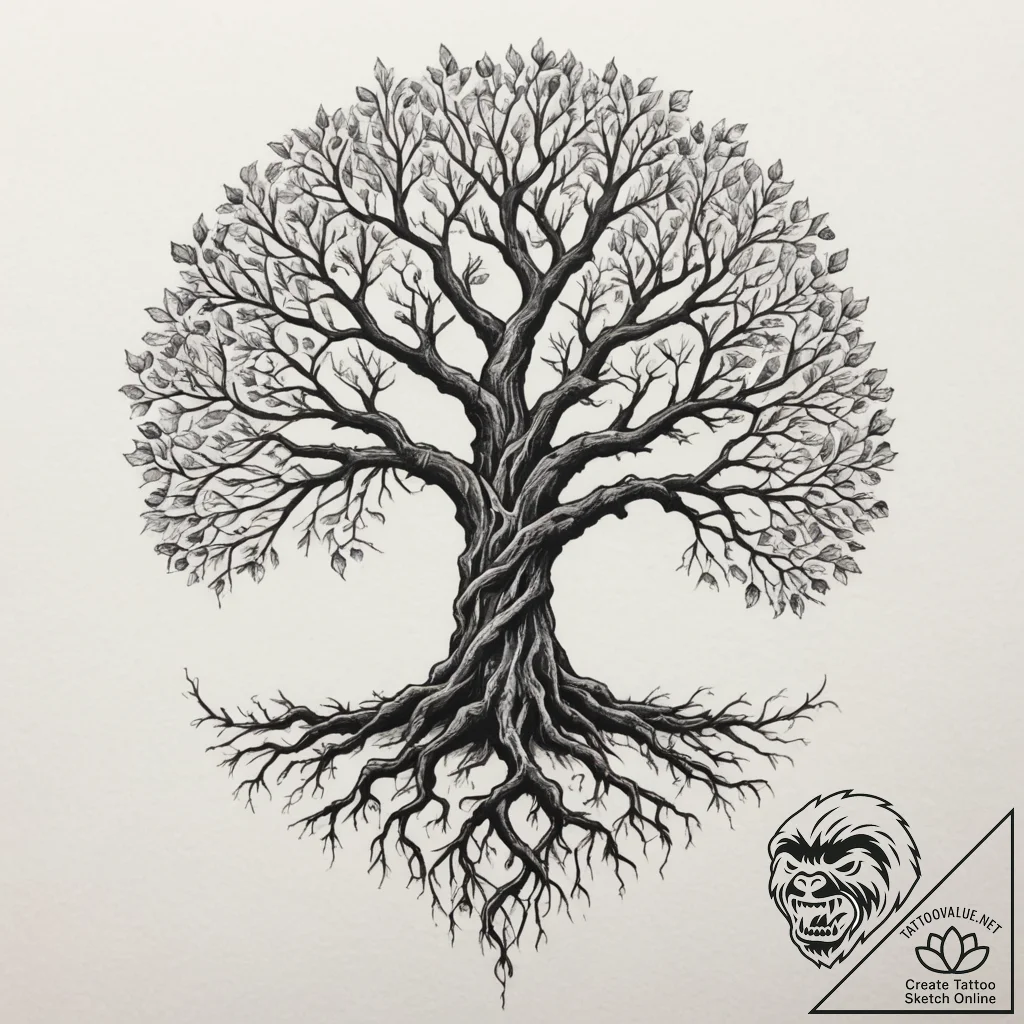 126. tattoo sketch: the rune "rod," depicted... - tattoo sketch (№1755066375_0, 13.08.2025 06:26) — tattoovalue.net