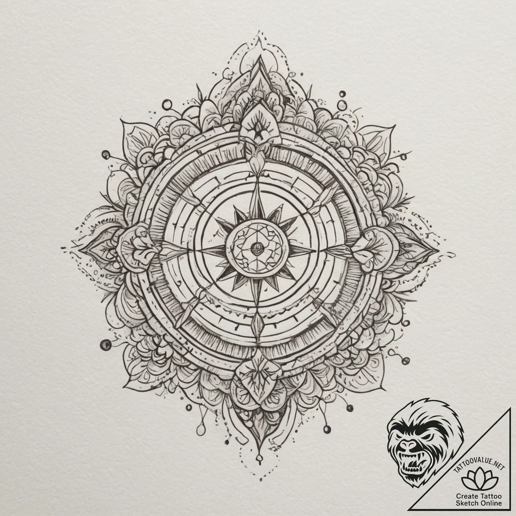 Tattoo sketch a group of small, identical sym... - tattoo sketch (№1755067970_0, 13.08.2025 06:52) — tattoovalue.net