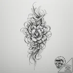 р сѓрѕр° рџрѕс‚рѕрє (potok, flow, current, tr… – tattoo sketch (№1755074349_0, 13.08.2025 08:39) — tattoovalue.net