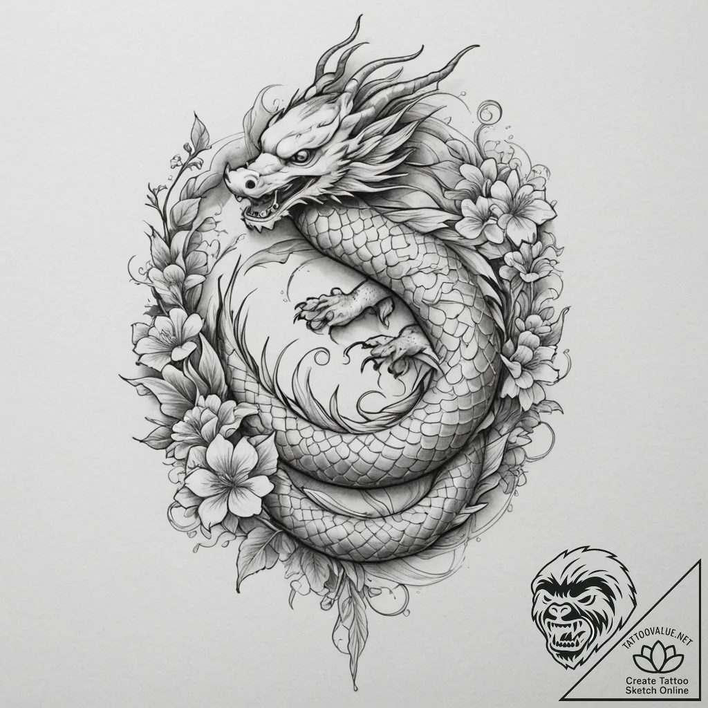 Tattoo design a single feather or leaf that s... - tattoo sketch (№1755074749_0, 13.08.2025 08:45) — tattoovalue.net