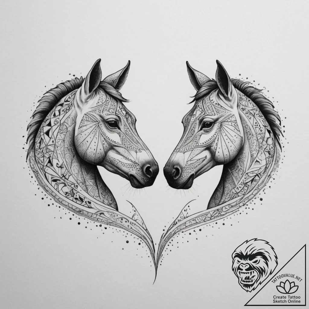 Tattoo sketch a 'spirit guide' animal for eac... - tattoo sketch (№1755074948_0, 13.08.2025 08:49) — tattoovalue.net