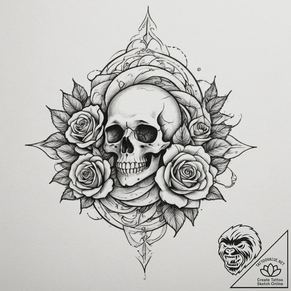 Tattoo design an abstract "fast travel" icon... - tattoo sketch (№1755078932_0, 13.08.2025 09:55) — tattoovalue.net