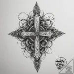 Tattoo design a personal mantra in a bold, im… – tattoo sketch (№1755079337_0, 13.08.2025 10:02) — tattoovalue.net