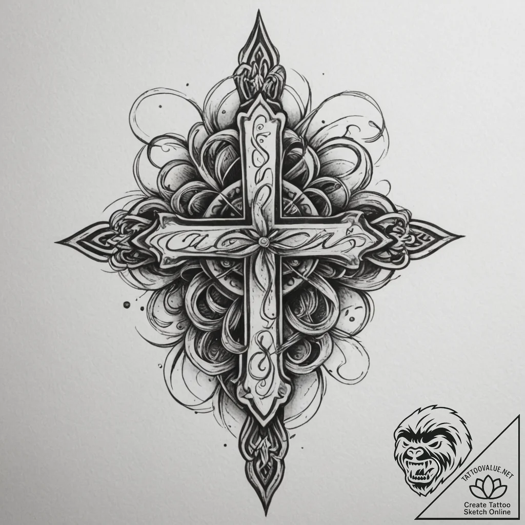 Tattoo design a personal mantra in a bold, im... - tattoo sketch (№1755079337_0, 13.08.2025 10:02) — tattoovalue.net