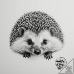 Hedgehog – tattoo sketch (№1755079737_0, 13.08.2025 10:08) — tattoovalue.net