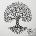 Tattoo sketch a stylized “tree of life” with… – tattoo sketch (№1755079934_0, 13.08.2025 10:12) — tattoovalue.net
