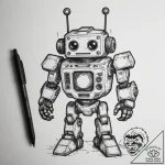 Tattoo design a classic arcade machine transf… – tattoo sketch (№1755080736_0, 13.08.2025 10:25) — tattoovalue.net