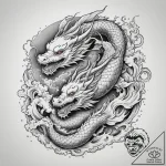 Stairway to the clouds, concept art for tatto… – tattoo sketch (№1755084916_0, 13.08.2025 11:35) — tattoovalue.net