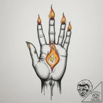 86. tattoo sketch: the rune “treba,” depicted… – tattoo sketch (№1755087503_0, 13.08.2025 12:18) — tattoovalue.net