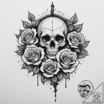 Tattoo sketch a stylized “game on” message ap… – tattoo sketch (№1755088700_0, 13.08.2025 12:38) — tattoovalue.net