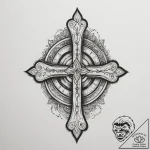 Tattoo sketch ‘stay a while and listen’ in a… – tattoo sketch (№1755090313_0, 13.08.2025 13:05) — tattoovalue.net