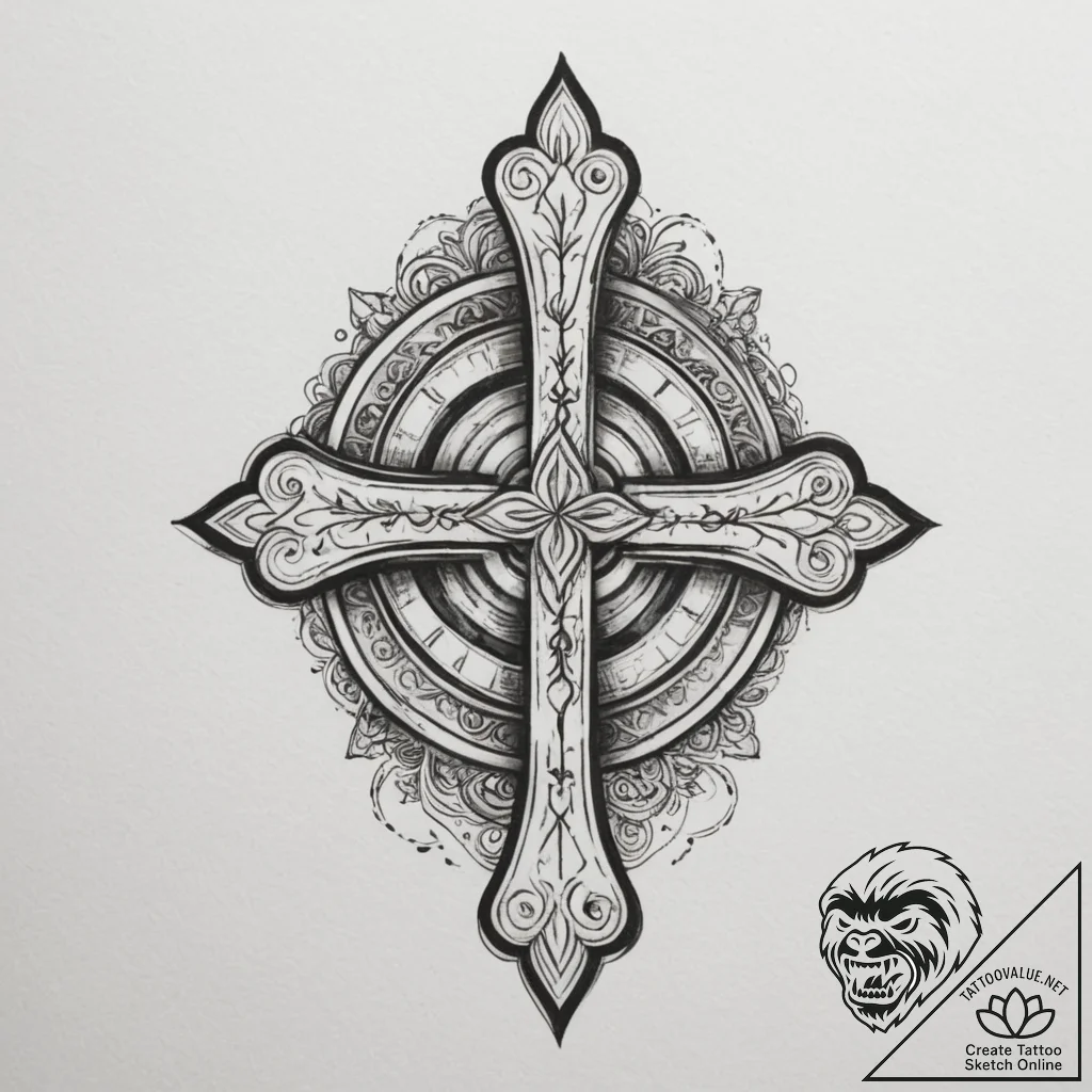 Tattoo sketch 'stay a while and listen' in a... - tattoo sketch (№1755090313_0, 13.08.2025 13:05) — tattoovalue.net