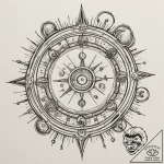 Tattoo design an abstract representation of t… – tattoo sketch (№1755091313_0, 13.08.2025 13:21) — tattoovalue.net