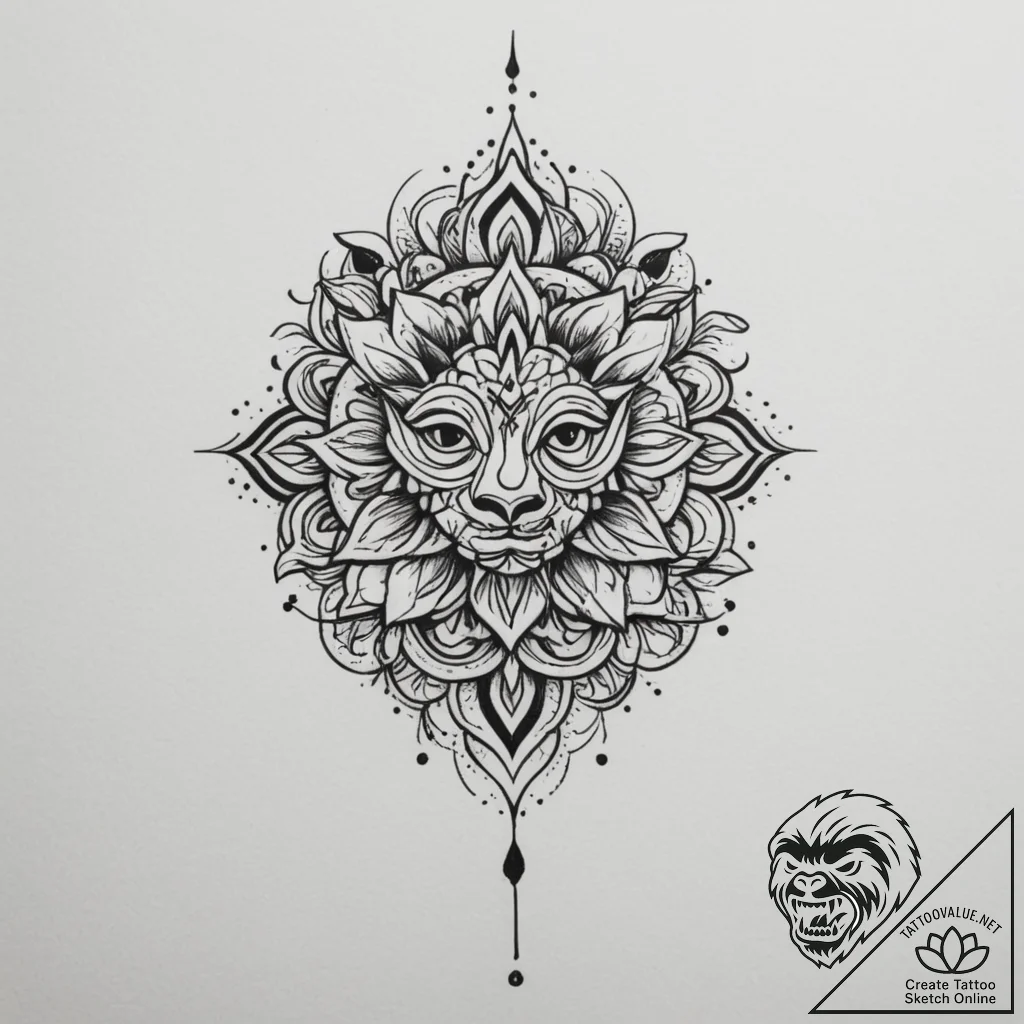 Pin - tattoo sketch (№1755097303_0, 13.08.2025 15:01) — tattoovalue.net