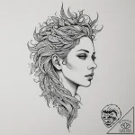 Tattoo design a human figure made of solid ro… – tattoo sketch (№1755098699_0, 13.08.2025 15:24) — tattoovalue.net