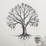 Tattoo sketch: a simple, stark tattoo of a ba… – tattoo sketch (№1755099914_0, 13.08.2025 15:45) — tattoovalue.net