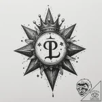 Tattoo sketch a “player 1” or “player 2” badg… – tattoo sketch (№1755100122_0, 13.08.2025 15:48) — tattoovalue.net