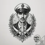 The peaky blinders’ razor blade cap, tattoo l… – tattoo sketch (№1755104109_0, 13.08.2025 16:55) — tattoovalue.net
