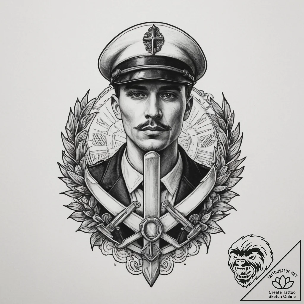 The peaky blinders' razor blade cap, tattoo l... - tattoo sketch (№1755104109_0, 13.08.2025 16:55) — tattoovalue.net