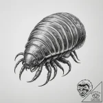 Trilobite fossil – tattoo sketch (№1755106273_0, 13.08.2025 17:31) — tattoovalue.net