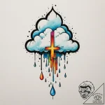 Tattoo sketch a minimalist rendering of a clo… – tattoo sketch (№1755108641_0, 13.08.2025 18:10) — tattoovalue.net