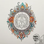Tattoo design an abstract “echo” or resonance… – tattoo sketch (№1755111621_0, 13.08.2025 19:00) — tattoovalue.net