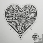 Tattoo sketch a delicate heart that is also a… – tattoo sketch (№1755116784_0, 13.08.2025 20:26) — tattoovalue.net