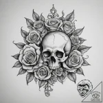 A collection of old, rusty keys., tattoo draw… – tattoo sketch (№1755119194_0, 13.08.2025 21:06) — tattoovalue.net
