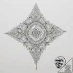 Tattoo sketch a delicate lace pattern wrappin… – tattoo sketch (№1755123778_0, 13.08.2025 22:22) — tattoovalue.net
