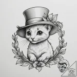 Tattoo sketch a tiny, cute animal wearing a s… – tattoo sketch (№1755123978_0, 13.08.2025 22:26) — tattoovalue.net